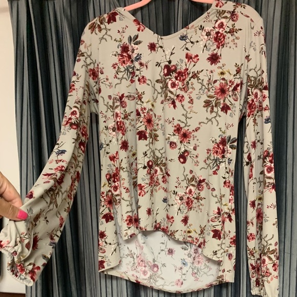 DAYTRIP FLORAL LONG SLEEVE LARGE - Picture 1 of 5